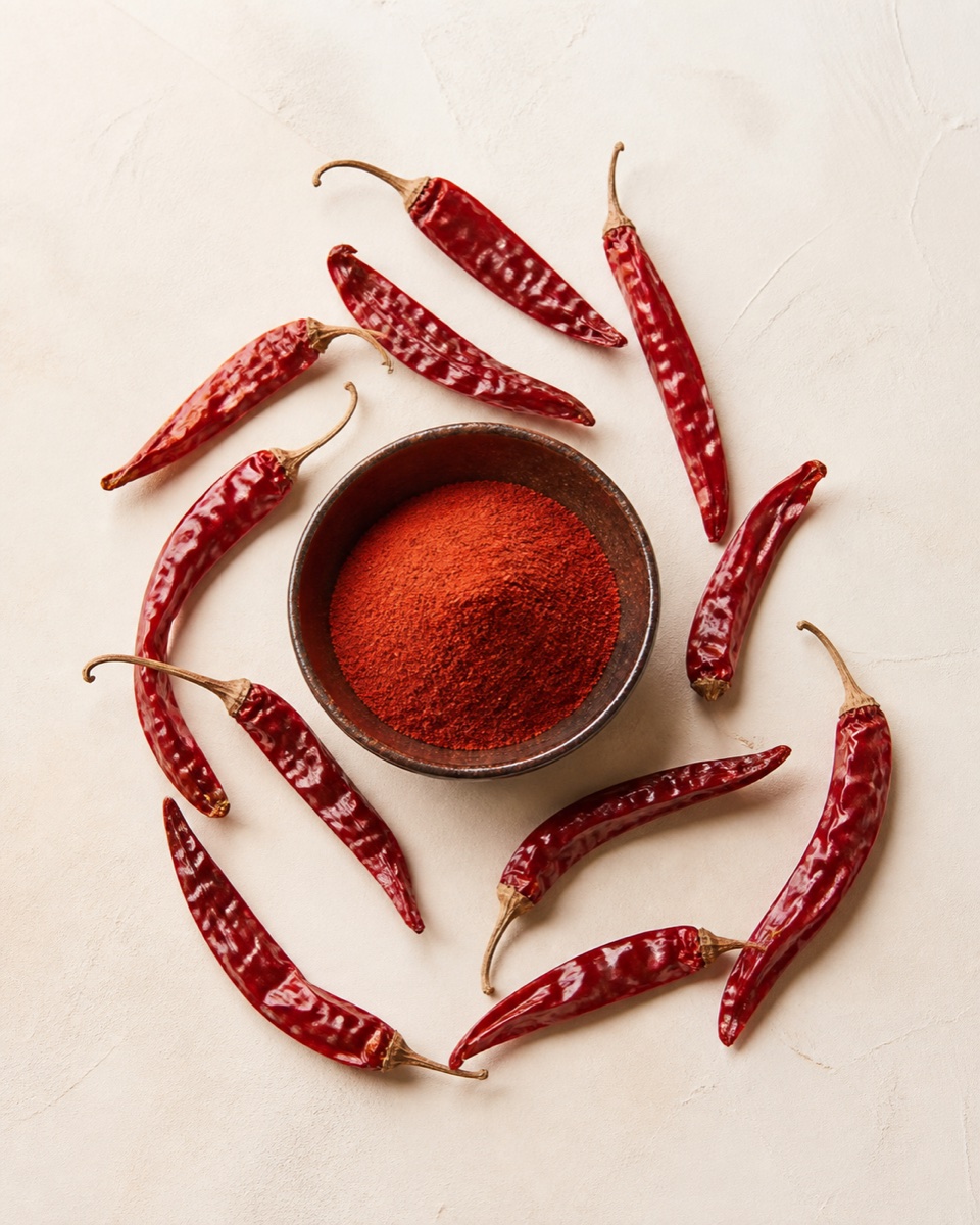 Dried chilies and chili powder